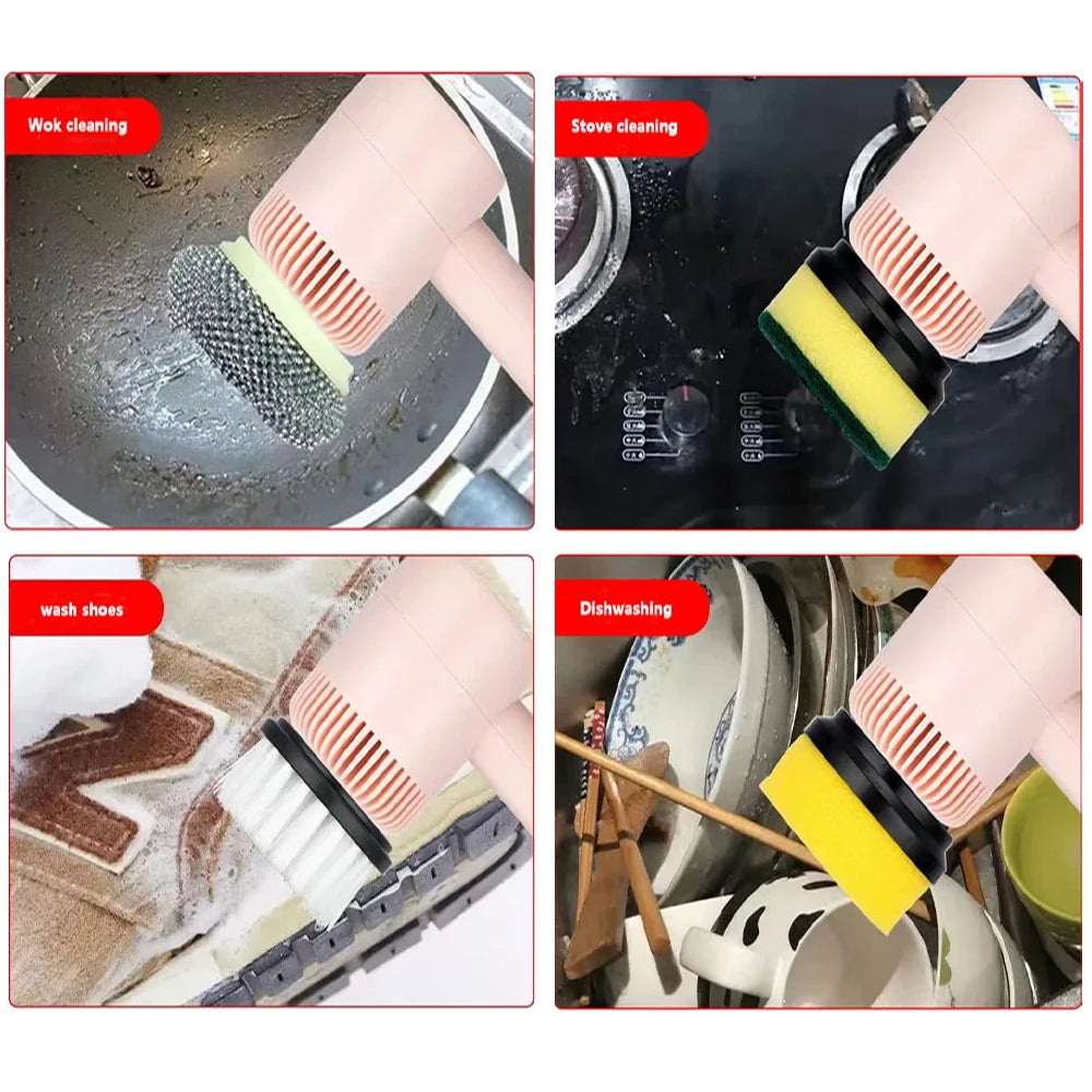 PowerClean 3-in-1 Electric Cleaning Brush